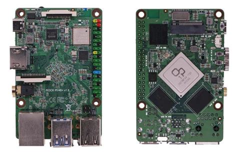 Rock Pi 4 Plus is a faster single-board PC with built-in storage for ...