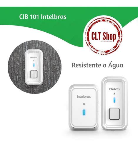 Campainha Sem Fio Cib 101 Intelbras 4 Modulos Internos