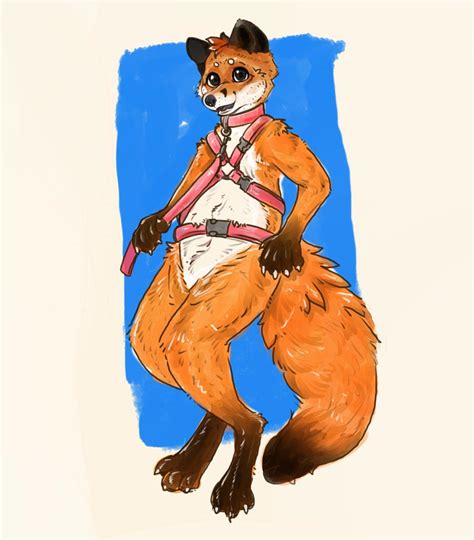 A cute fox. [Art by me] : r/furry