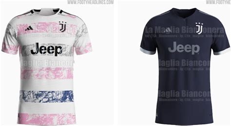 Juventus Svelate La Seconda E La Terza Maglia Per La Prossima Stagione