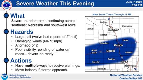 NWS Omaha On Twitter Several Severe Thunderstorms Continue To Move