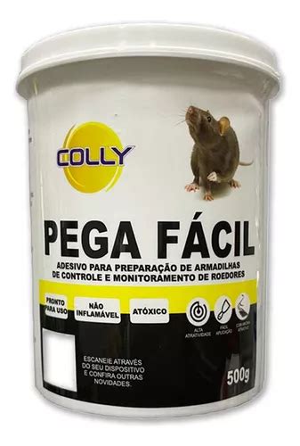 Cola Pega Rato Fria Colly Gruda Rato Captura Roedores Gr Mercadolivre