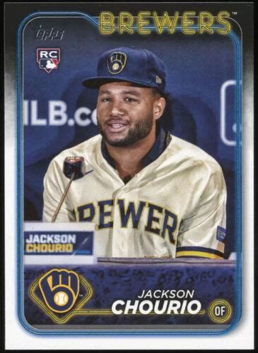 Topps Complete Sets Jackson Chourio Rookie Image Variation Brewers