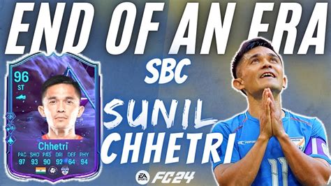 END OF AN ERA SUNIL CHHETRI PLAYER REVIEW In EA FC 24 Fc24 Eafc