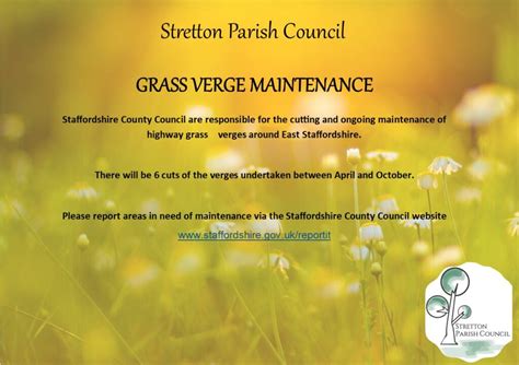 Grass Verge Maintenance – Stretton Parish Council