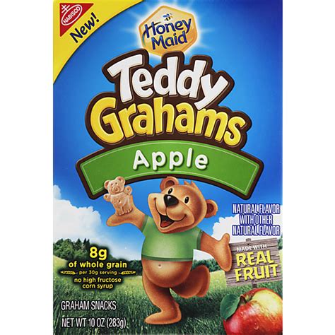 Nabisco Teddy Grahams Honey Maid Graham Snacks Apple Cookies Foodtown