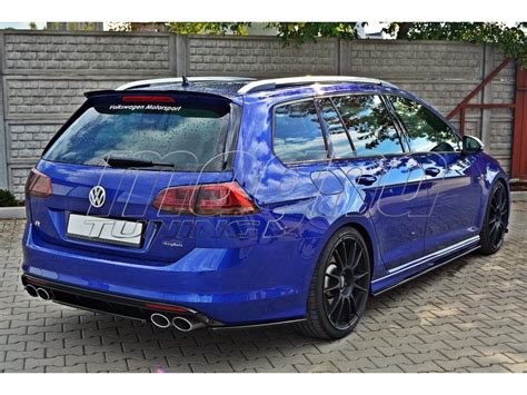 VW Golf 7 R Meteor Rear Bumper Extension