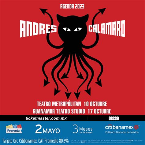 Andr S Calamaro Regresa A M Xico Para Presentar Su Gira En