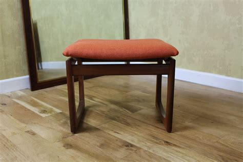 G Plan Quadrille Stool Newly Re Upholstered Vintage Retro Furniture