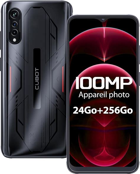 CUBOT X70 Telephone Portable, 24Go +256Go/1To, Android 13 Smartphone ...