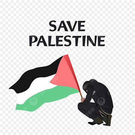 Ani Vector PNG Images, A Palestine Warrior Without Any Fear Save, Save, Palestine, People PNG ...