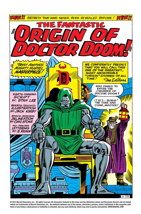 Fantastic Four Annual 002 1964 Digital The Origin Of Doctor Doom