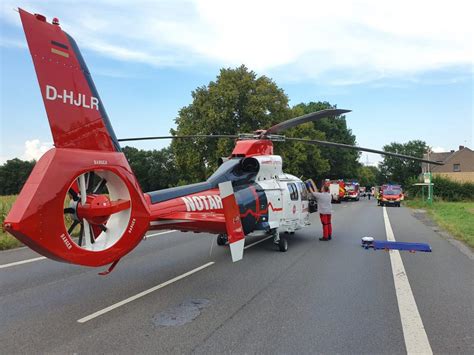 Schwerer Unfall auf der Dortmunder Straße in Hamm nahe Autobahn A1