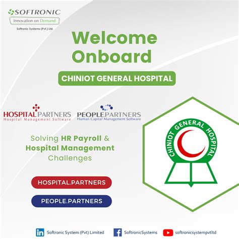 Welcome Chiniot General Hospital - Softronic Systems