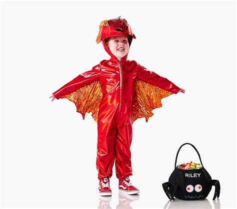 Red Metallic Dragon Kids Costume | Pottery Barn Kids