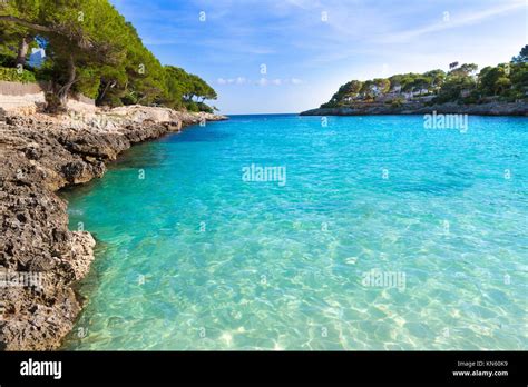 Majorca Cala Gran Beach In Cala Dor In Mallorca Santanyi At Balearic