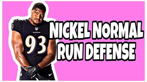 NICKEL NORMAL INSANE RUN DEFENSE SCHEME TO LOCKDOWN ALL RUN AND PASS