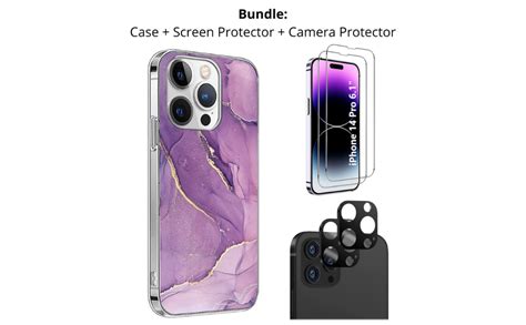 Saharacase Iphone 14 Pro 6 1 Inch Protection Kit Bundle