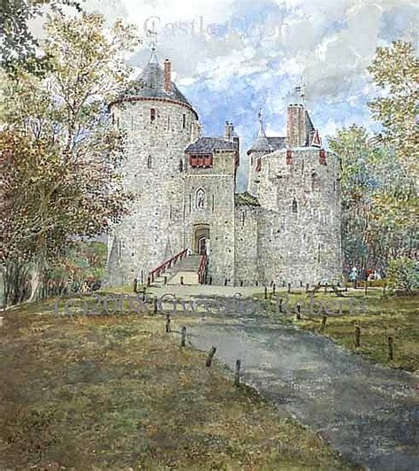 Medieval Castle Painting at PaintingValley.com | Explore collection of ...