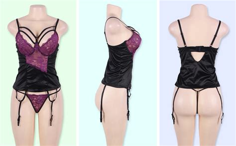 Wholesale Plus Size Exotic Striper Lingerie Set For Women Low MOQ Box Package With Eye Mask Sexy