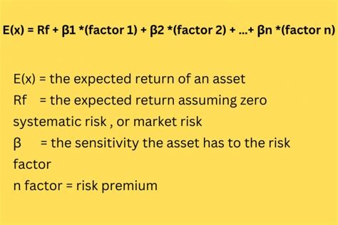 Arbitrage Pricing Theory Definition EconTips