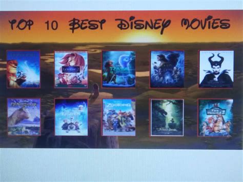 My Top 10 Disney Movies By Nathanstorm04 On Deviantart