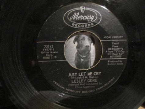 Lesley Gore Judy S Turn To Cry Mercury St Press Strong Vg