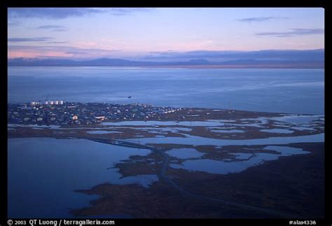 Picture/Photo: Aerial view of Kotzebue. Kotzebue, North Western Alaska, USA