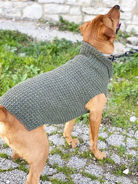 Dog Sweater Knitting Pattern Dog Sweater Pattern Dog Etsy