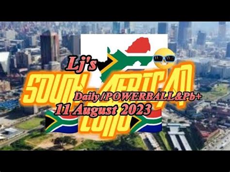 Sa Prediction Powerball August Sa Daily