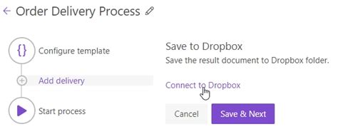 Dropbox Delivery Plumsail Documents Documentation