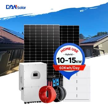 Dah Solar Hybrid On Off Grid Solar Power System Kit Kw Kw Kw Home