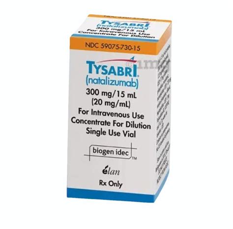 Elan Tysabri Mg Natalizumab Injection Packaging Type Vial