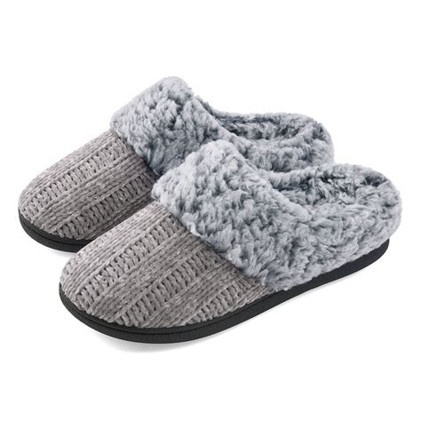 VONMAY Women's Slippers Cozy Slip-on Indoor Outdoor House Shoes