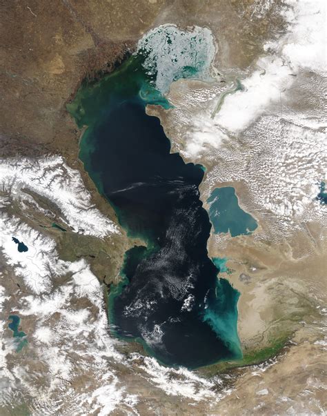 Nasa Visible Earth Caspian Sea