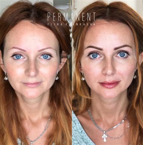 Permanent Makeup Before And After Pictures Saubhaya Makeup