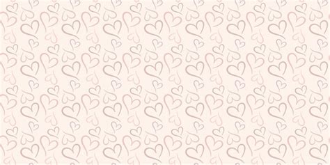 Premium Vector Pastel Nude Brown Hearts Background