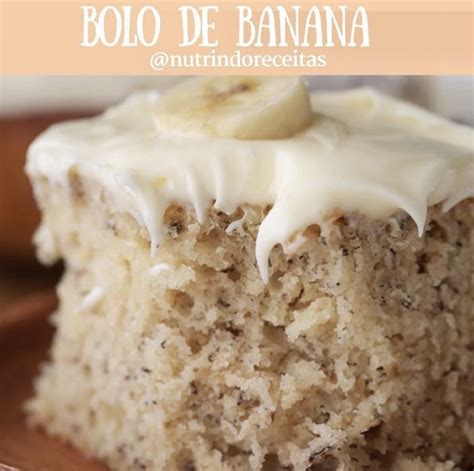 Receita De Bolo De Banana Low Carb