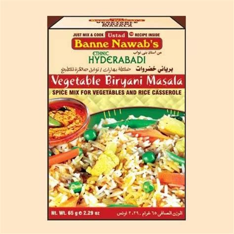 Vegetable Biryani Masala at best price in Hyderabad by Charminar Foods ...