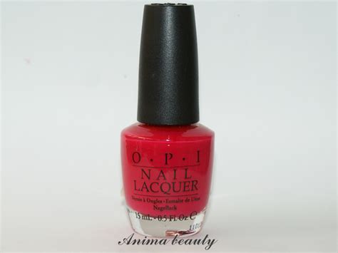 Anima Beauty Opi Too Hot Pink To Hold Em