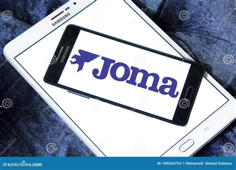 Joma brand logo editorial stock image. Image of footwear - 109564754