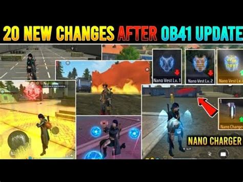 New OB41 Update Big Change In Free Fire Red Damage Remove From Free