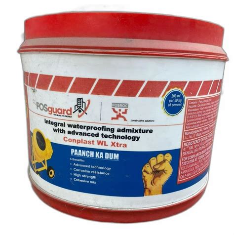 Fosguard Conplast WL Xtra Waterproofing Chemical Packaging Size 5 L