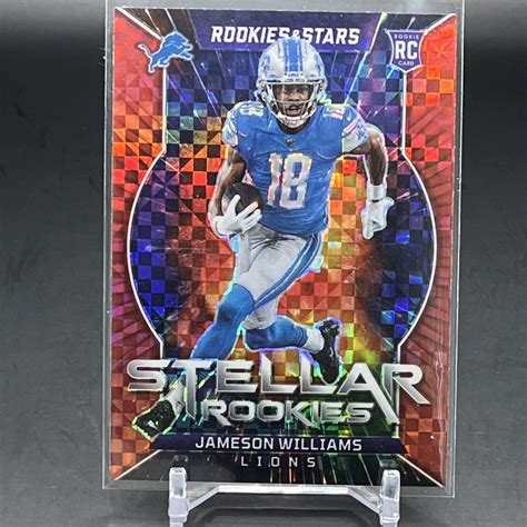 Panini Rookies Stars Stellar Rookies Red Plaid Prizm Sr