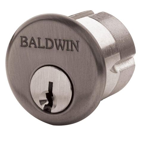 Baldwin 1 1 4 In Oil Rubbed Bronze Mortise Cylinder C Keyway 8323102