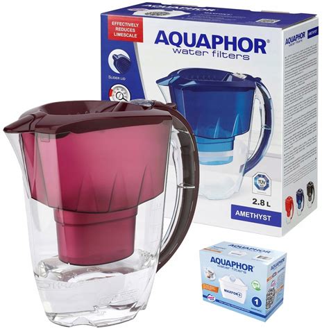 DZBANEK FILTRUJĄCY AQUAPHOR AMETHYST 2 8 L WIŚNIOWY FILTR WKŁAD