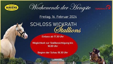 Heute Schloss Wickrath Stallions Warendorfer Landbesch Ler Sind Dabei