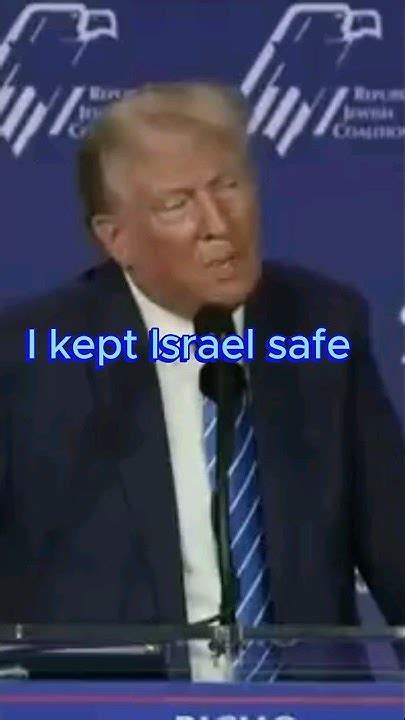 Trump Supported Israel Donaldtrump Shorts Youtube