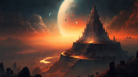 Other World HD Other Planet AI Art Wallpaper, HD Fantasy 4K Wallpapers ...