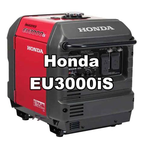 Honda Eu3000is 3000 Watt Inverter Generator